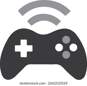 A wireless Game Controller icon vector illustration.