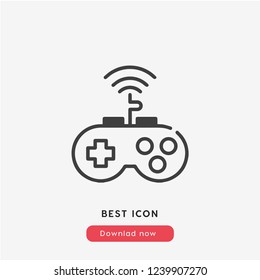 Wireless game icon vector