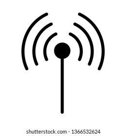 wireless glyph icon