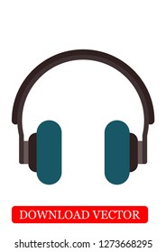 Wireless headset icon, Vector