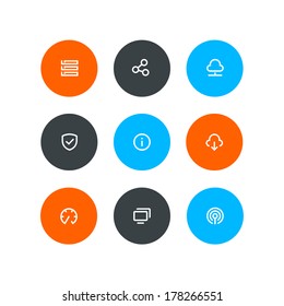 Wireless and hosting buttons