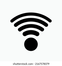 Icono inalámbrico. Símbolo de conexión a Internet - Vector.