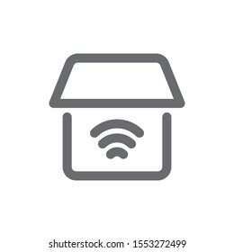 Wireless icon, IoT Building Icon, House, city and other