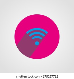 Wireless Icon Isolated on White Background