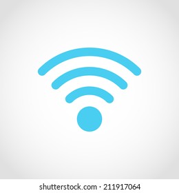 Wireless Icon Isolated on White Background