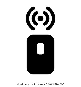 wireless icon isolated sign symbol vector illustration - high quality black style vector icons
