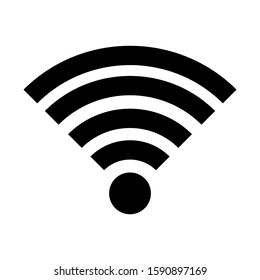 wireless icon isolated sign symbol vector illustration - high quality black style vector icons

