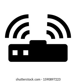 wireless icon isolated sign symbol vector illustration - high quality black style vector icons
