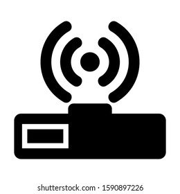 wireless icon isolated sign symbol vector illustration - high quality black style vector icons
