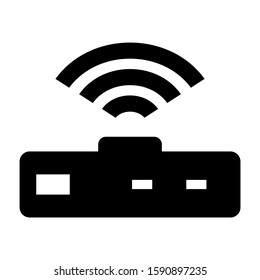 wireless icon isolated sign symbol vector illustration - high quality black style vector icons
