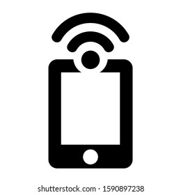 wireless icon isolated sign symbol vector illustration - high quality black style vector icons
