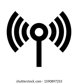 wireless icon isolated sign symbol vector illustration - high quality black style vector icons
