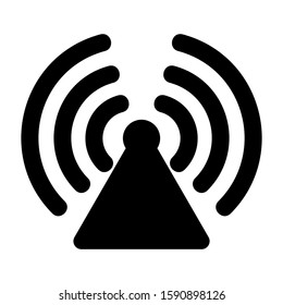 wireless icon isolated sign symbol vector illustration - high quality black style vector icons
