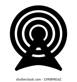 wireless icon isolated sign symbol vector illustration - high quality black style vector icons

