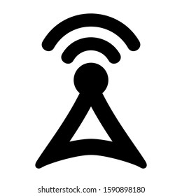 wireless icon isolated sign symbol vector illustration - high quality black style vector icons
