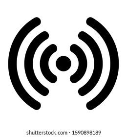 wireless icon isolated sign symbol vector illustration - high quality black style vector icons
