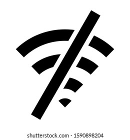 wireless icon isolated sign symbol vector illustration - high quality black style vector icons
