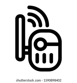 wireless icon isolated sign symbol vector illustration - high quality black style vector icons
