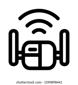 wireless icon isolated sign symbol vector illustration - high quality black style vector icons
