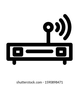 wireless icon isolated sign symbol vector illustration - high quality black style vector icons
