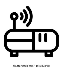 wireless icon isolated sign symbol vector illustration - high quality black style vector icons
