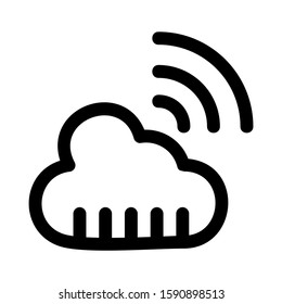 wireless icon isolated sign symbol vector illustration - high quality black style vector icons
