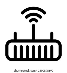 wireless icon isolated sign symbol vector illustration - high quality black style vector icons
