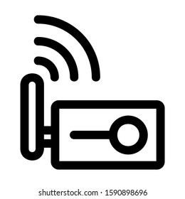 wireless icon isolated sign symbol vector illustration - high quality black style vector icons

