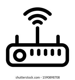 wireless icon isolated sign symbol vector illustration - high quality black style vector icons
