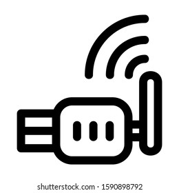 wireless icon isolated sign symbol vector illustration - high quality black style vector icons

