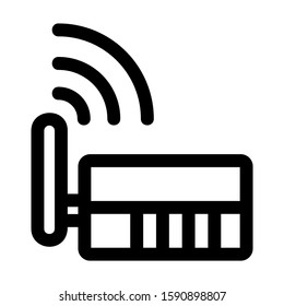 wireless icon isolated sign symbol vector illustration - high quality black style vector icons
