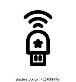 wireless icon isolated sign symbol vector illustration - high quality black style vector icons
