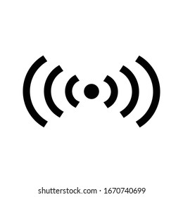 Wireless-Symbol einzeln auf Vektorillustration