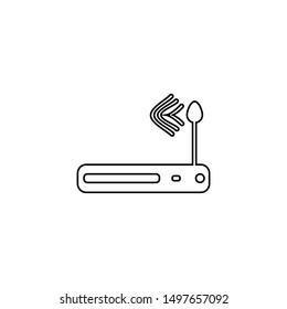 Wireless icon. Network signal symbol