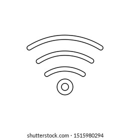 Wireless icon. Online network symbol