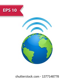 Wireless Icon. Professional, pixel-aligned icon in realistic colors.