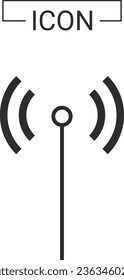 Zielziel für drahtloses Icon-Signal-Internetverbindung 