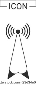 wireless icon signal connection internet radar target goal 
