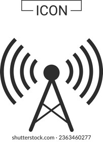 wireless icon signal connection internet radar target goal 
