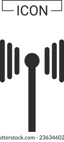 Zielziel für drahtloses Icon-Signal-Internetverbindung 