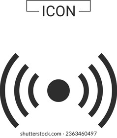 Zielziel für drahtloses Icon-Signal-Internetverbindung 