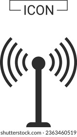 wireless icon signal connection internet radar target goal 