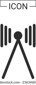 wireless icon signal connection internet radar target goal 