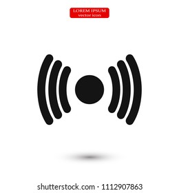 Wireless Icon , stock vector illustration flat design style