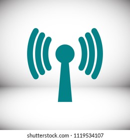 Wireless Icon , stock vector illustration flat design style