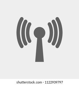 Wireless Icon , stock vector illustration flat design style