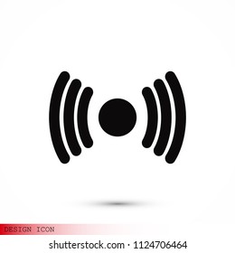 Wireless Icon , stock vector illustration flat design style