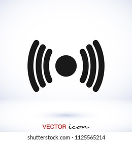 Wireless Icon , stock vector illustration flat design style