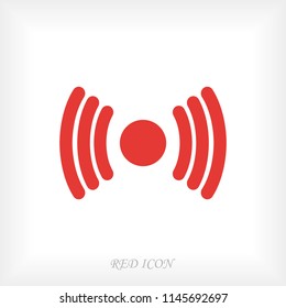 Wireless Icon , stock vector illustration flat design style
