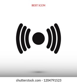 Wireless Icon , stock vector illustration flat design style